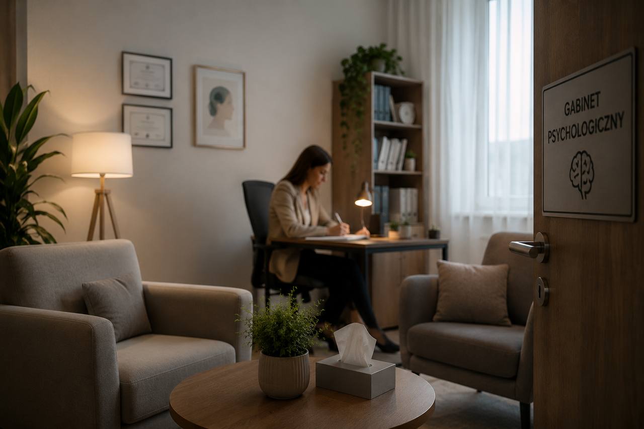 Gabinet psychologiczny od strony praktycznej